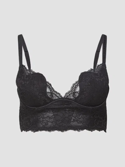 Fleur Du Mal Women's Bianca Lace Seduce U-plunge Bra In Black