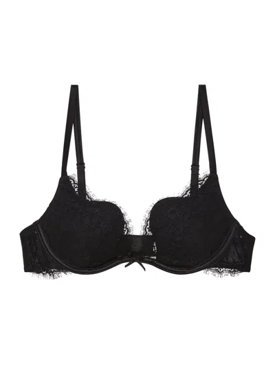Fleur Du Mal Women's Frankie Lace Bra In Black