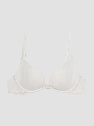Fleur Du Mal Women's Frankie Lace Bra In Ivory