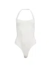 Fleur Du Mal Sofia Bodysuit In White