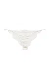Fleur Du Mal X Galia Lahav Daphne Lace Briefs In White