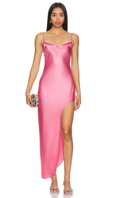 Fleur Du Mal X Revolve Slip Dress In Pink Cadillac