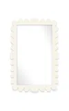 Fleur Garden District Coquette Mirror In White