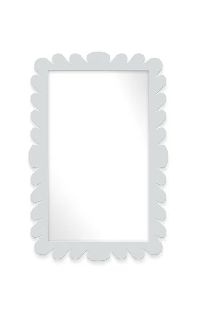 Fleur Garden District Magazine Mirror In White