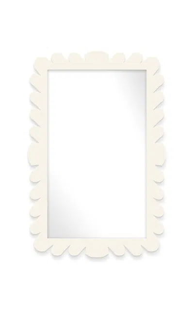 Fleur Garden District Magazine Mirror In White