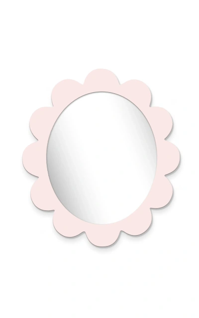 Fleur Iris Mirror In Pink