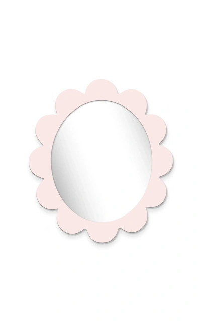 Fleur Iris Mirror In Pink