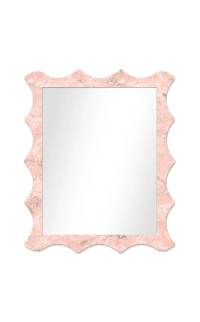 Fleur Luna Mirror In Pink