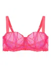 Fleur Of England Cleo Balconette Bra In Pink