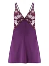 Fleur Of England Lace-trimmed Slip Nightdress In Multi