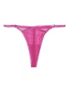 Fleur Of England Lola Mesh Strap Thong In Pink