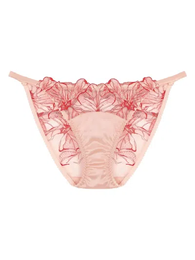 Fleur Of England Ouvert Briefs In Pink