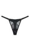 Fleur Of England Roxy Thong In Black