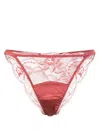 Fleur Of England Sienna Ouvert Briefs In Pink