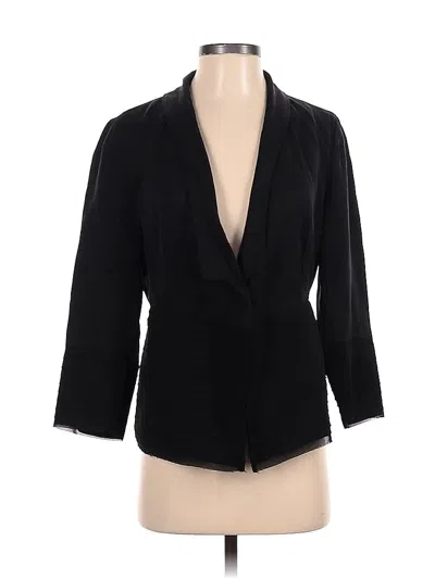 Pre-owned Fleur Wood Blazer Jacket In Black