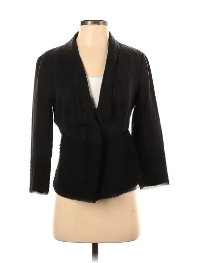 Pre-owned Fleur Wood Blazer Jacket In Black