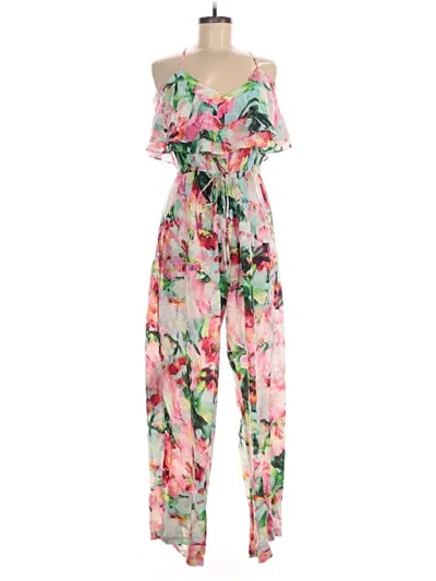 Pre-owned Fleur Wood Jumpsuit In Pink