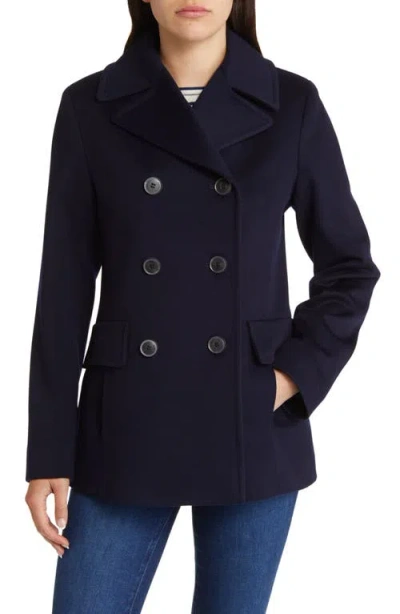 Fleurette Ali Wool Peacoat In Midnight