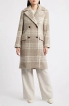 Fleurette Bailey Plaid Alpaca & Wool Blend Coat In Brown