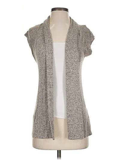 Pre-owned Fleurette Cardigan Sweater In Gray