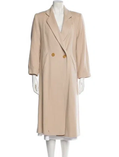 Pre-owned Fleurette Cashmere Coat In Neutral