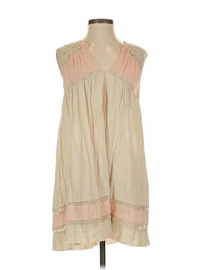 Pre-owned Fleurette Casual Dress In Brown