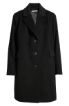 Fleurette Charlie Wool Coat In Black