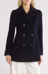 Fleurette Ali Wool Peacoat In Navy