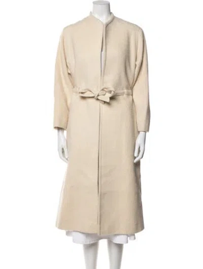 Pre-owned Fleurette Coat In Neutral