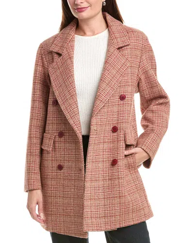 FLEURETTE DOUBLE BREASTED WOOL COAT