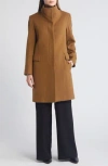 Fleurette Dusty Longline Wool Coat
