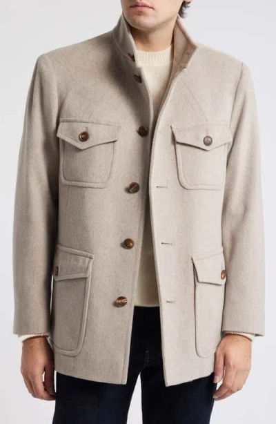 Fleurette Ernst Wool Field Jacket In Beach