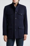 Fleurette Ernst Wool Field Jacket In Midnight