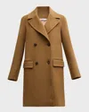 FLEURETTE FINLEY DOUBLE-BREASTED WOOL COAT