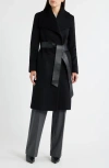 Fleurette Inez Wool & Cashmere Coat In Black