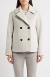 Fleurette Jane Wool Peacoat In Brown