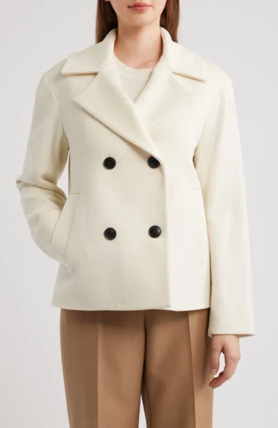Fleurette Jane Wool Peacoat In Neutral