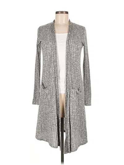 Pre-owned Fleurette Kimono In Gray