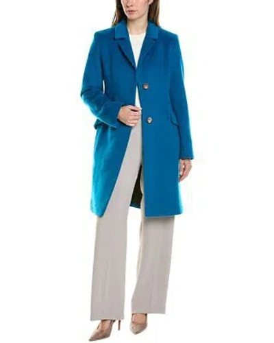 Pre-owned Fleurette Medium Wool-blend Coat Women's In Dusk
