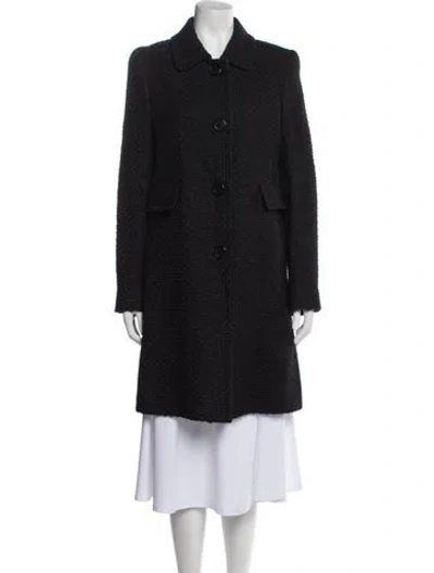 Pre-owned Fleurette Peacoat In Gray