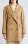 Fleurette Ross Double Breasted Wool Coat