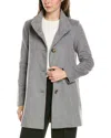 Fleurette Short Wool Jacket In Gray