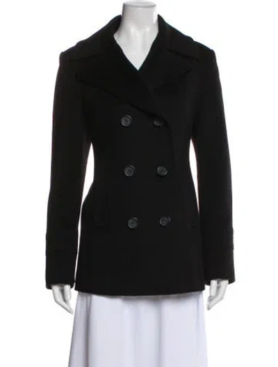 Pre-owned Fleurette Wool Blazer In Black