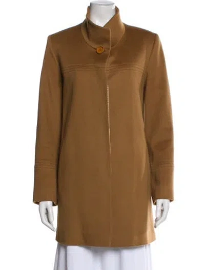 Pre-owned Fleurette Wool Coat In Brown