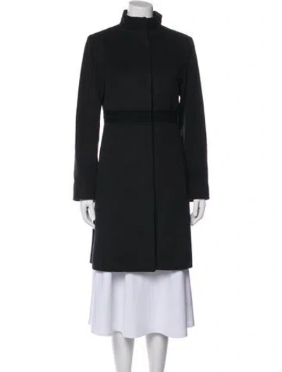 Pre-owned Fleurette Wool Coat In Green