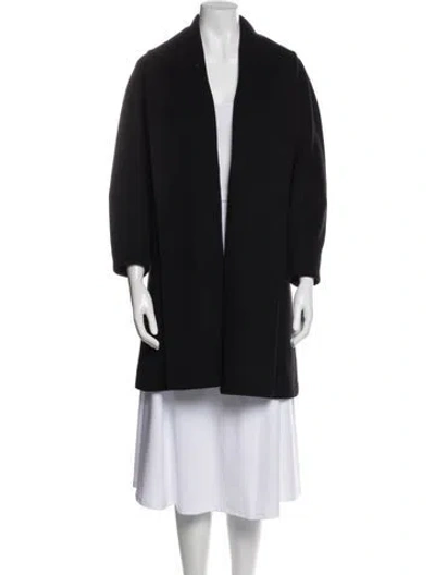 Pre-owned Fleurette Wool Jacket In Black