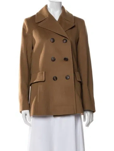 Pre-owned Fleurette Wool Jacket In Brown
