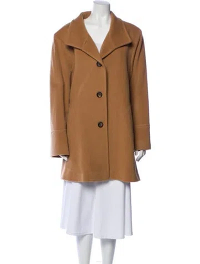 Pre-owned Fleurette Wool Peacoat W/ Tags In Brown