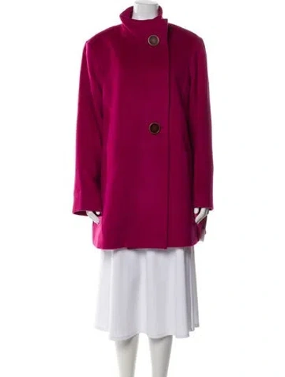 Pre-owned Fleurette Wool Peacoat W/ Tags In Pink