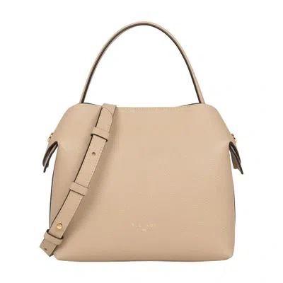 Fleuron Medium Swann Bag In Beige